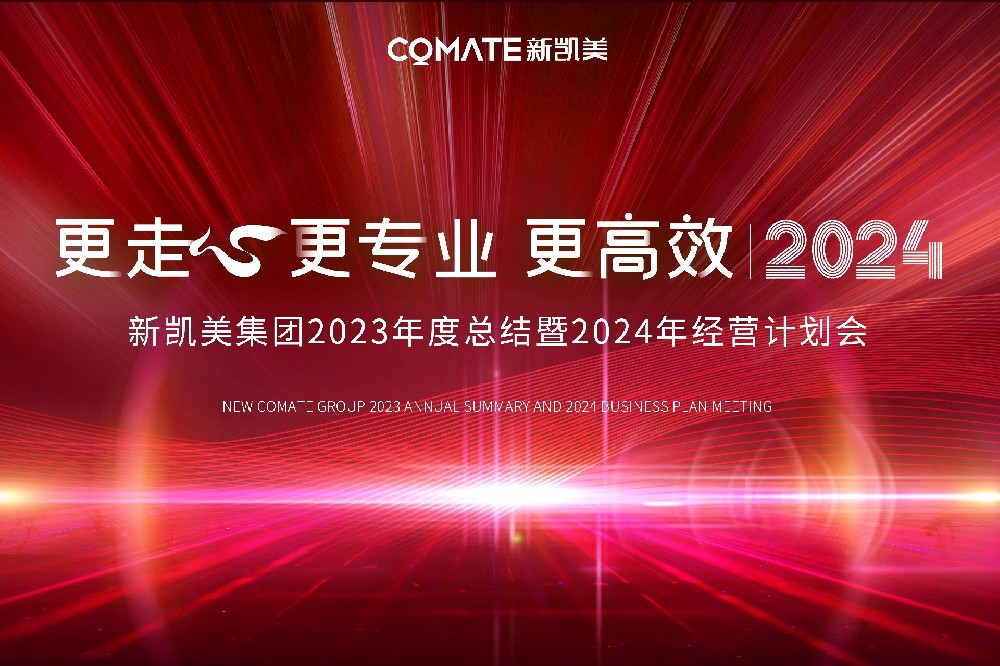 【更走心 更专业 更高效】新凯美集团2023年度总结暨2024年经营计划会顺利召开